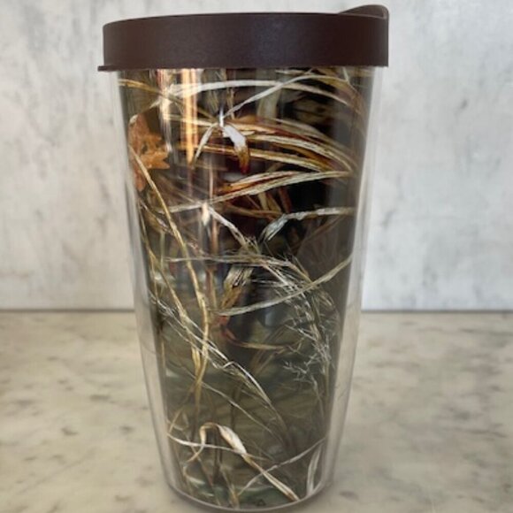 TERVIS Realtree Fall Grass Leaf Print 16 oz Tumbler, Lid & Carry Handle - Picture 6 of 16